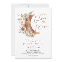 Över Måne Boho Neutral Baby Shower