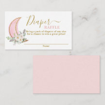 Över måne-fickkortet för dykande raffel