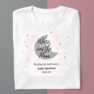Över Måne   Flickor, babyskor T Shirt