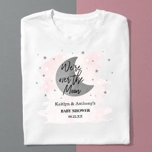 Över Måne Flickor, babyskor T Shirt