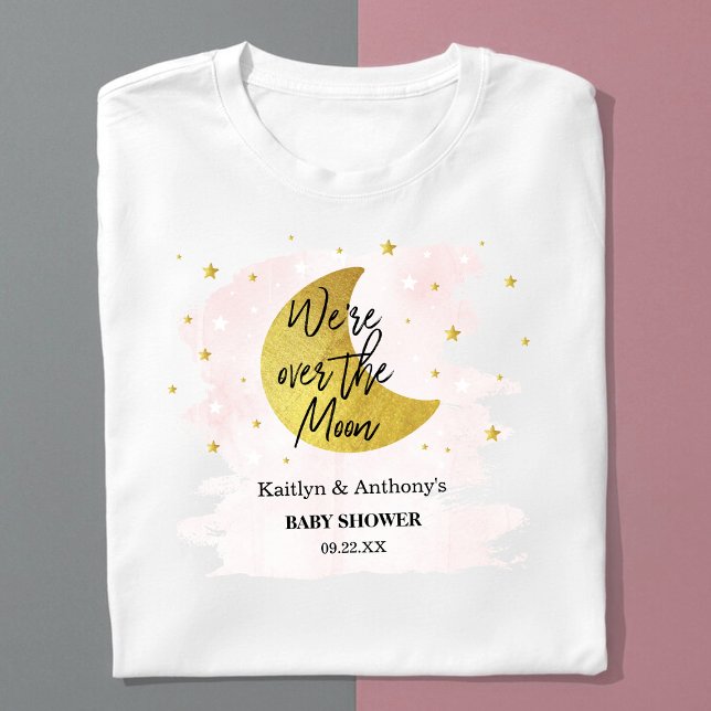 Över Måne | Flickor, babyskor T Shirt (Skapare uppladdad)