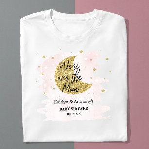 Över Måne   Flickor, babyskor T Shirt