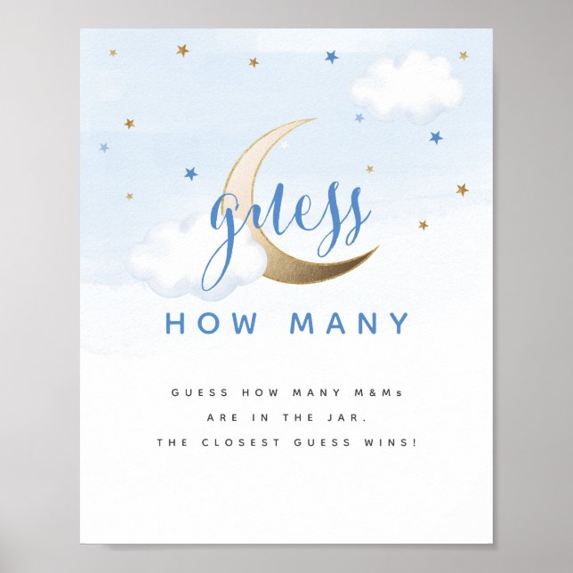 Över Måne gissar hur många kanarier som skriver un Poster (Framsidan)