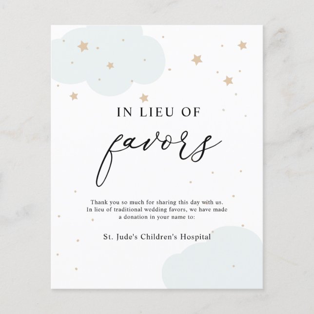 Över Måne i stället för favörer (Framsida)