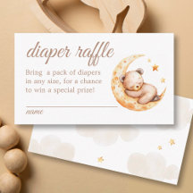 Över Måne Nalle Diaper Raffle