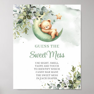 Över måne nallen gissar det svenska spelet poster
