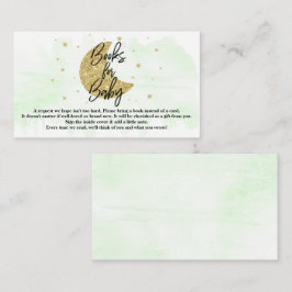 Över Måne | Neutralt Baby Shower Bokar för Baby Tilläggskort