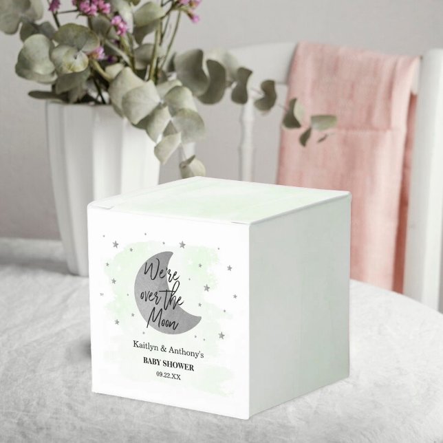 Över Måne | Neutralt Baby Shower Presentaskar (Skapare uppladdad)