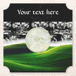 över måne Pappra Underlägg