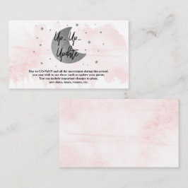 Över Måne | Uppdateringskort för flickbabyskor Tilläggskort