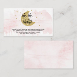 Över Måne | Uppdateringskort för flickbabyskor Tilläggskort