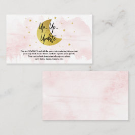 Över Måne | Uppdateringskort för flickbabyskor Tilläggskort