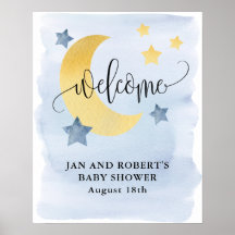 Över Måne, välkomstbesök för Blue Baby Shower