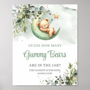 Över måne vet hur många gummibjörnar som finns poster
