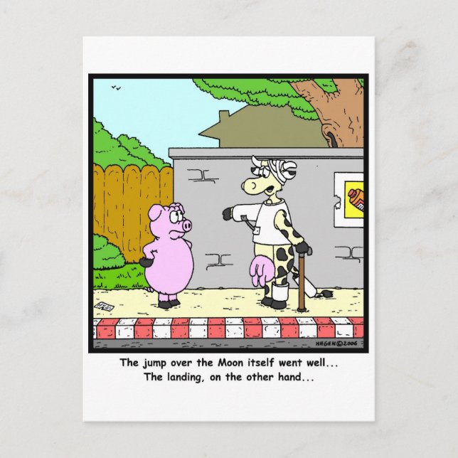 Över Måne Vykort (Framsida)