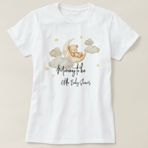 Över Månen Baby Shower Mamman Att Bli T-Shirt