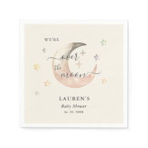 Över månen Boho Celestial Baby shower