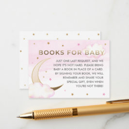 Över månen bokförfrågningskort tilläggskort