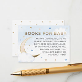 Över månen bokförfrågningskort tilläggskort