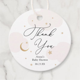 Över Märkrna för babyskor i Måne Gåvor Etiketter