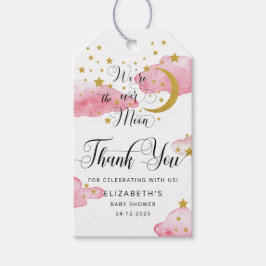 Över Märkrna för babyskor i Måne Presentetikett