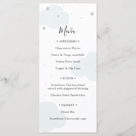 Över menyn Bebisdusch i Måne Meny