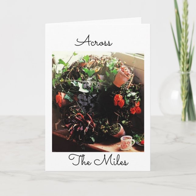 **ÖVER MILERNA** I CHRISTMAS HELGKORT (Framsida)