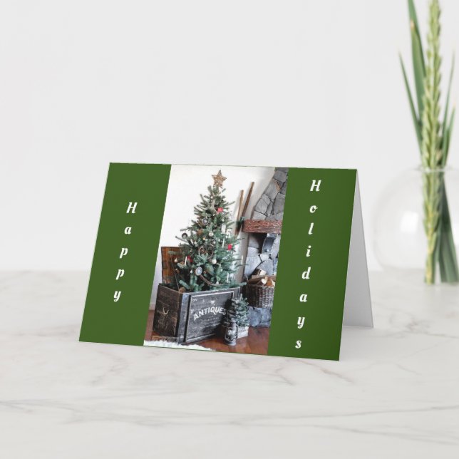 **ÖVER MILERNA** OCH TÄNKANDET AV DIG CHRISTMAS H HELGKORT (Framsida)