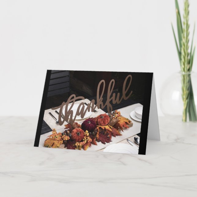 **ÖVER MILERNA**TÄNKNING AV DIG @ THANKSGIVING HELGKORT (Framsida)