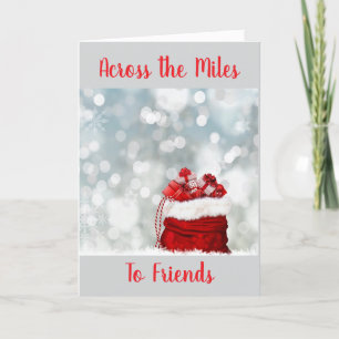 ÖVER MILERNA TILL "FRIENDS" CHRISTMAS HELGKORT
