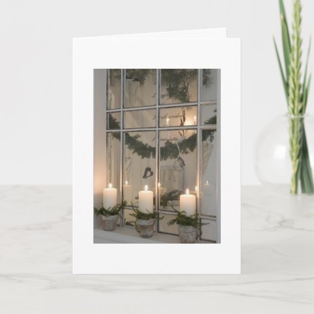 ÖVER MILERNA TILL VÄNNER I CHRISTMAS HELGKORT (Framsida)