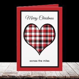 Över Miles Jul Heart Card Kort