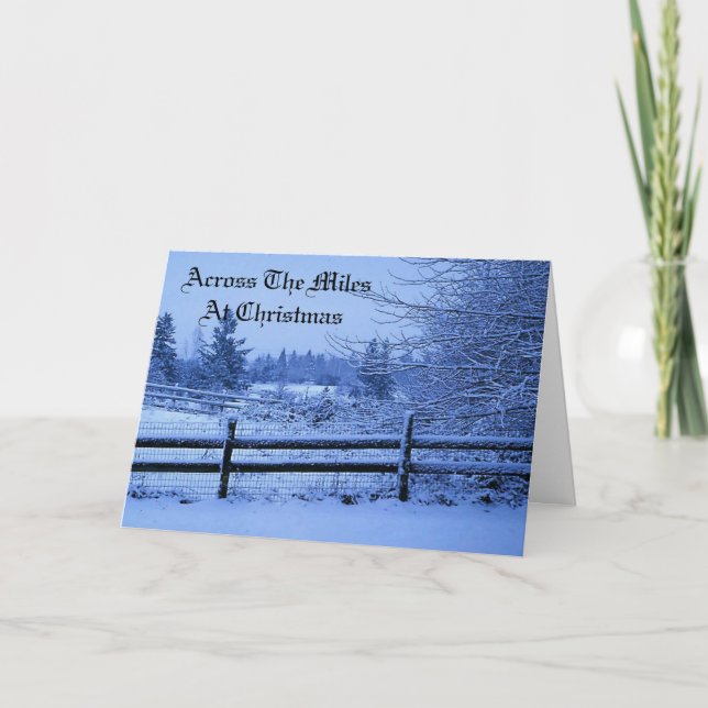 Över miles Jul Helgkort (Framsida)