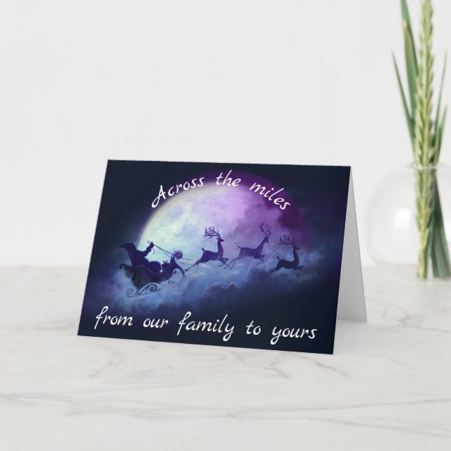 Över miles Magisk jul Helgkort (Framsida)