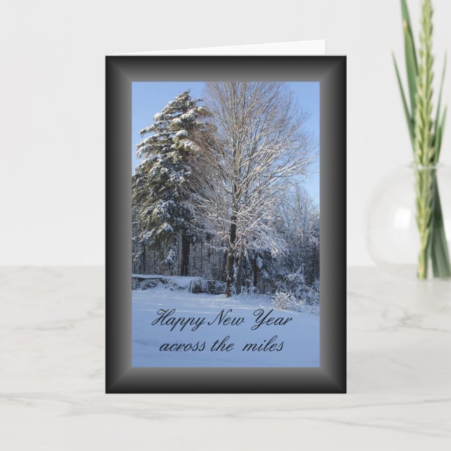 Över Miles New Years Helgkort (Framsida)