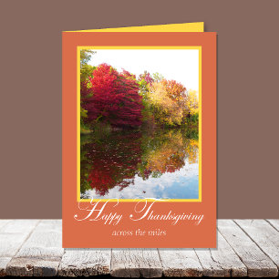 Över Miles Thanksgiving Önskemål Helgkort