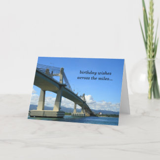 Över Milesfödelsedagkortet Kort