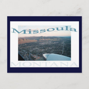 Över Missoula, Montana Vykort