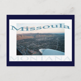Över Missoula, Montana Vykort