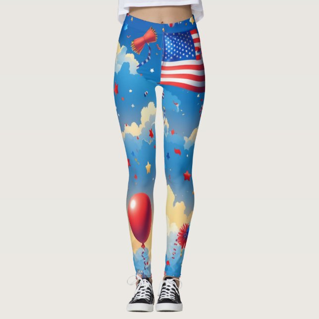 Över molnen leggings (Framsida)