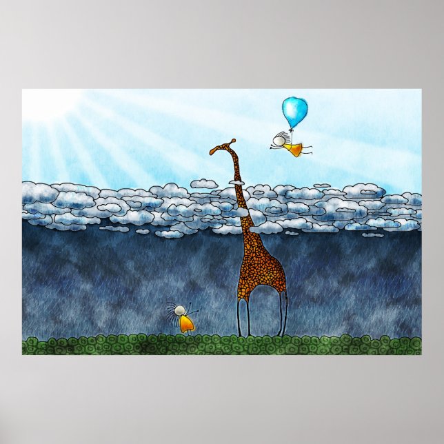 Över molnen poster (Framsidan)