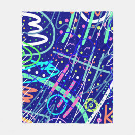 Över natten Himmel Fleecefilt