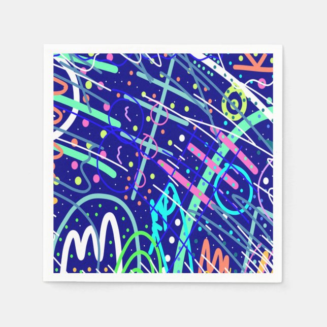 Över natten Himmel Pappersservett (Framsidan)