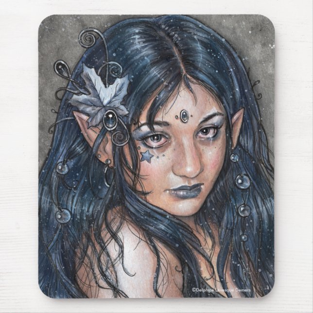 Över natten sågar jag din ansiktefe Mousepad Musmatta (Framsidan)