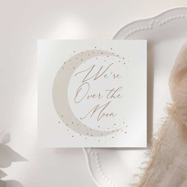 Över Neutraltens babyskor i Måne Pappersservett (Skapare uppladdad)