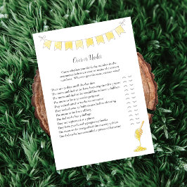 Över- och under Game Boy-Nalle och honungscard Program