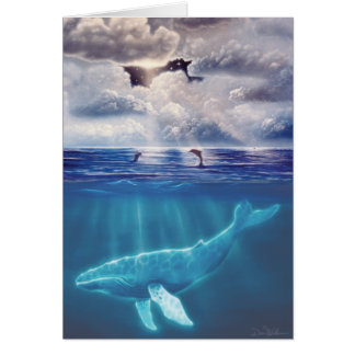 Över och under hälsningskort