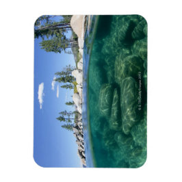 Över och under Sjö Tahoe Magnet