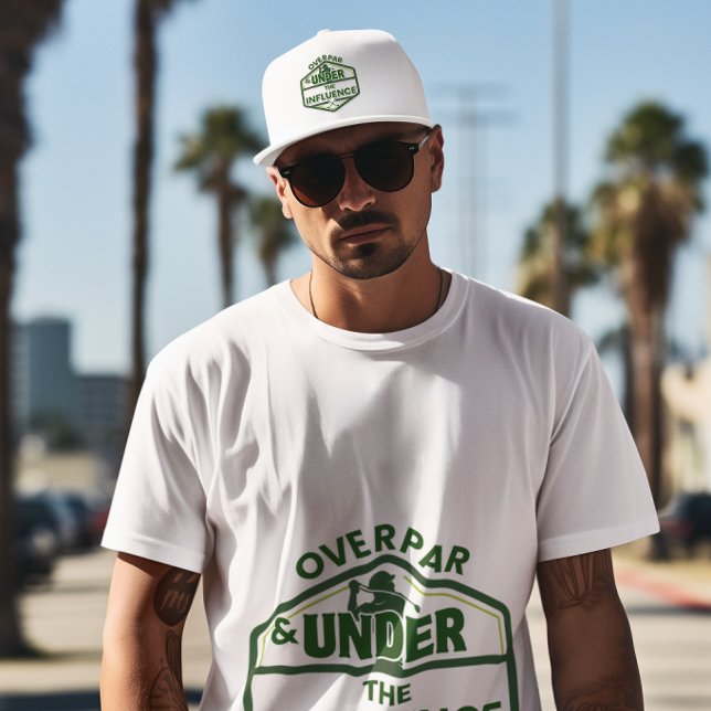 Över Par och under Influence Golf Hat Keps (Swinging with questionable accuracy but undeniable vibes. 🏌️‍♂️🍹)