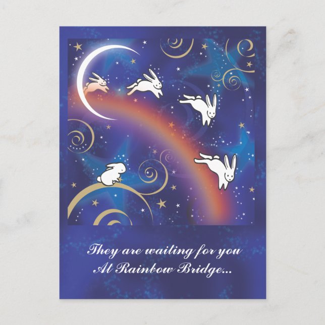 ÖVER RAINBOW BRIDGE VYKORT (Framsida)
